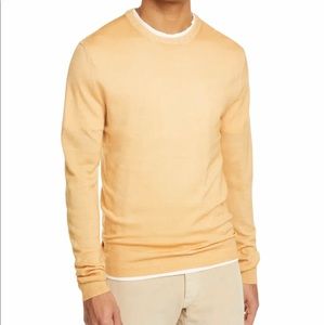 Boglioli Trim Fit Virgin Wool Crew Sweater NWT